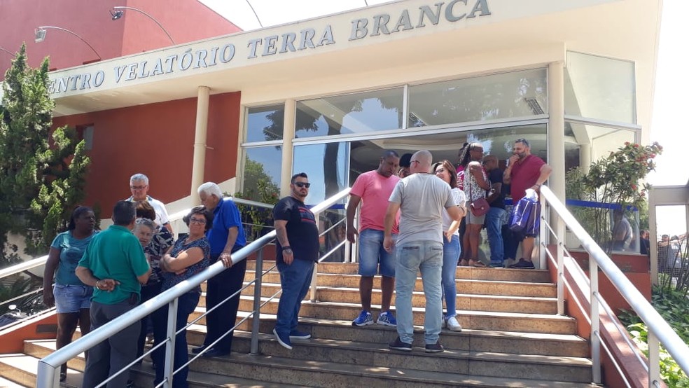 Velório do ex-judoca Mario Sabino em Bauru — Foto: Romeu Neto/TV TEM