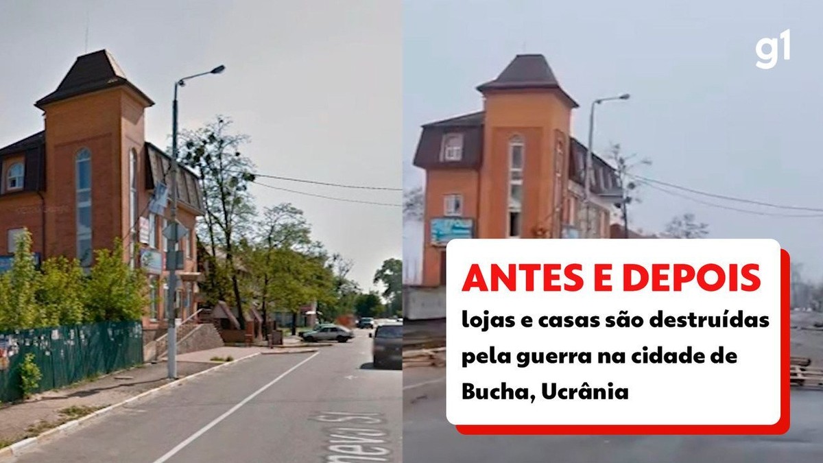 Antes y después: video que muestra la devastación en una ciudad cuando Ucrania acusa a Rusia de una masacre |  Ucrania y Rusia