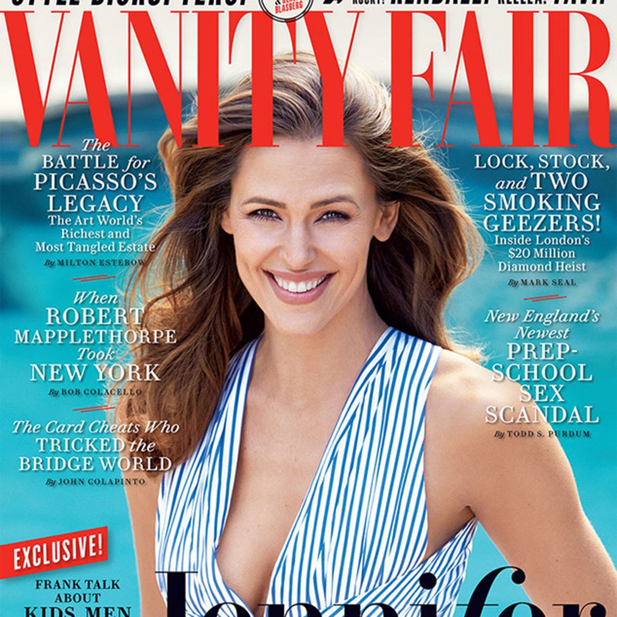 Jennifer Garner na capa da Vanity Fair (Foto: Reprodução)