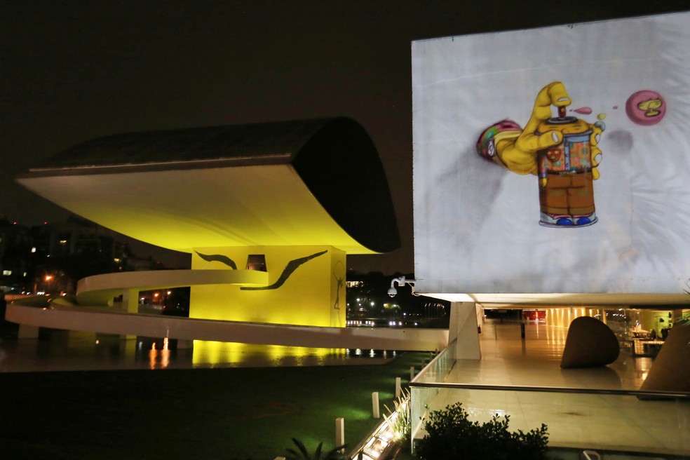Museu Oscar Niemeyer, em Curitiba — Foto: José Fernando Ogura/AEN