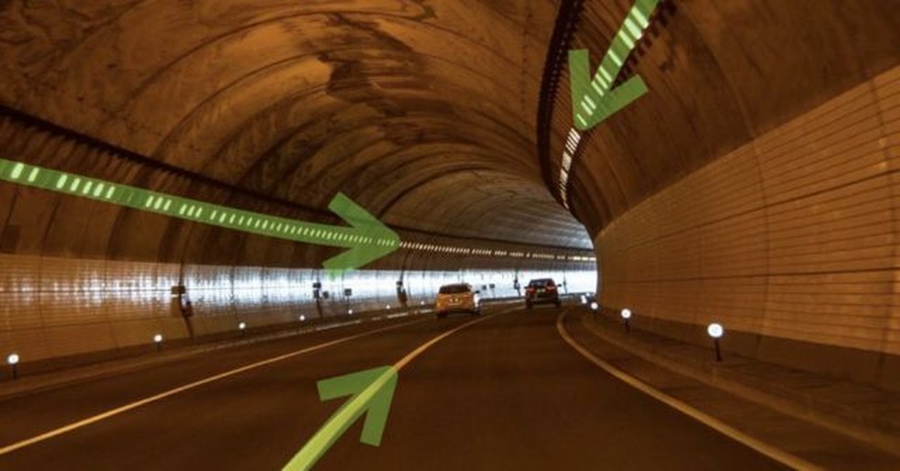As linhas verdes ilustram como os filamentos magnéticos formam uma estrutura de túnel. — Foto: DUNLAP INSTITUTE FOR ASTRONOMY & ASTROPHYSICS