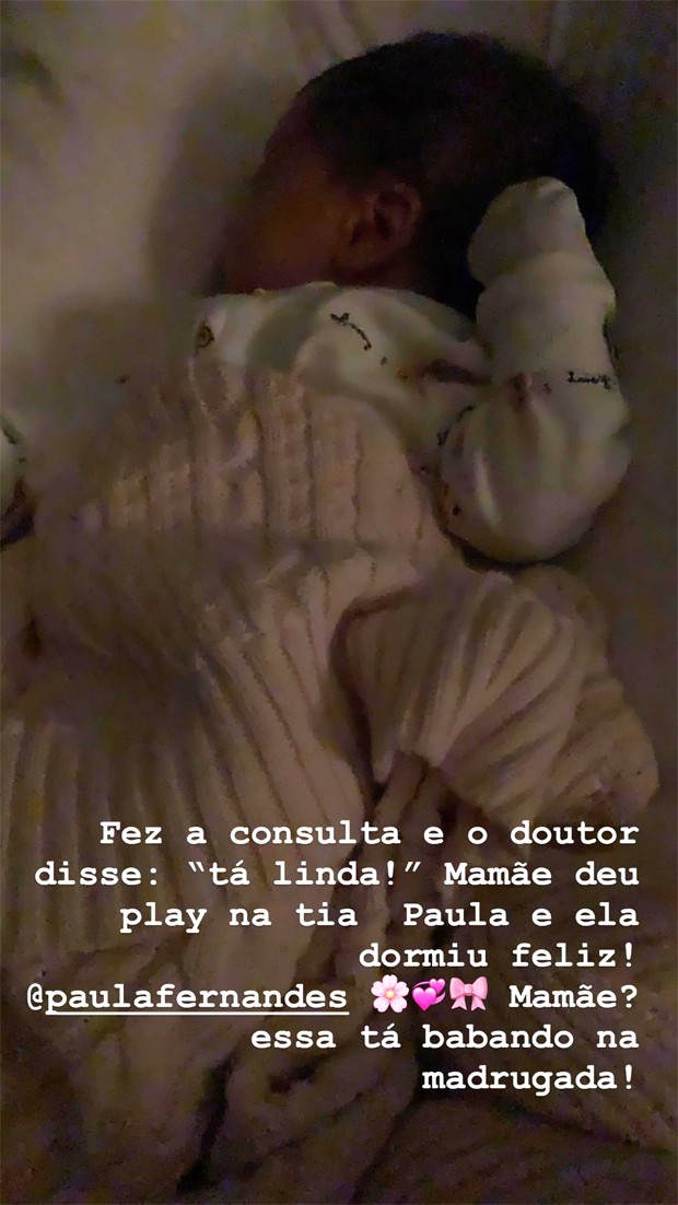 Bela, filha de Claudia Leitte e Marcio Pedreira (Foto: Reprodução / Instagram)