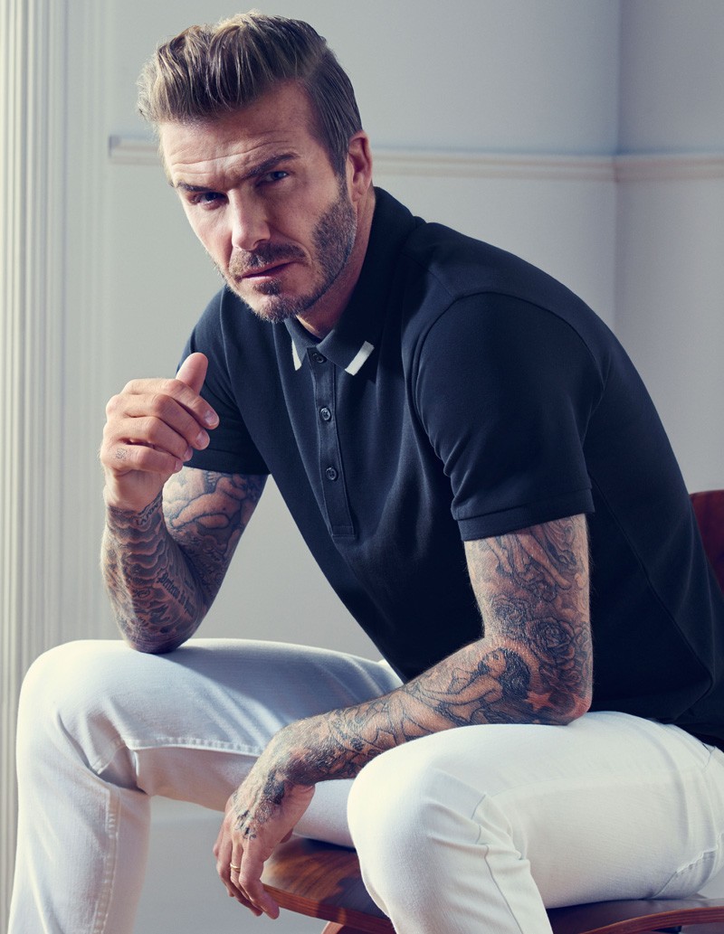 David Beckham estrela campanha de coleção em parceria com a H&M (Foto: Divulgação)