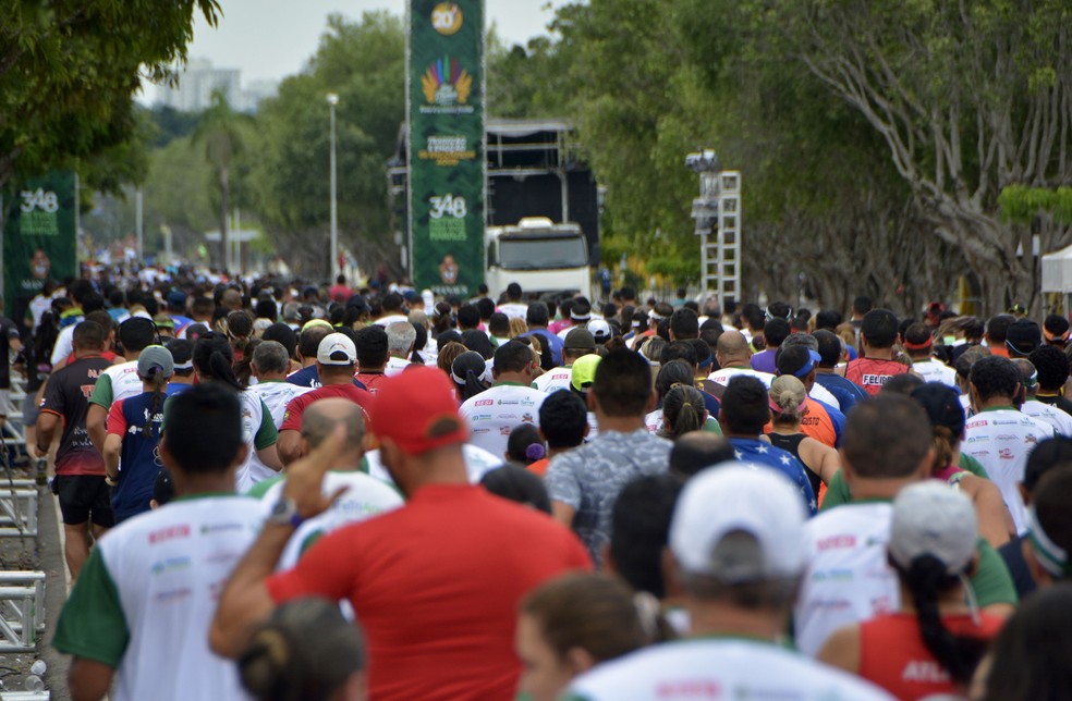 Corrida Cidade de Manaus será realizada no calçadão da Ponta Negra — Foto: Marcio James/Semcom