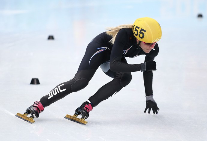 Emily Scott patinação sochi (Foto: Getty Images)
