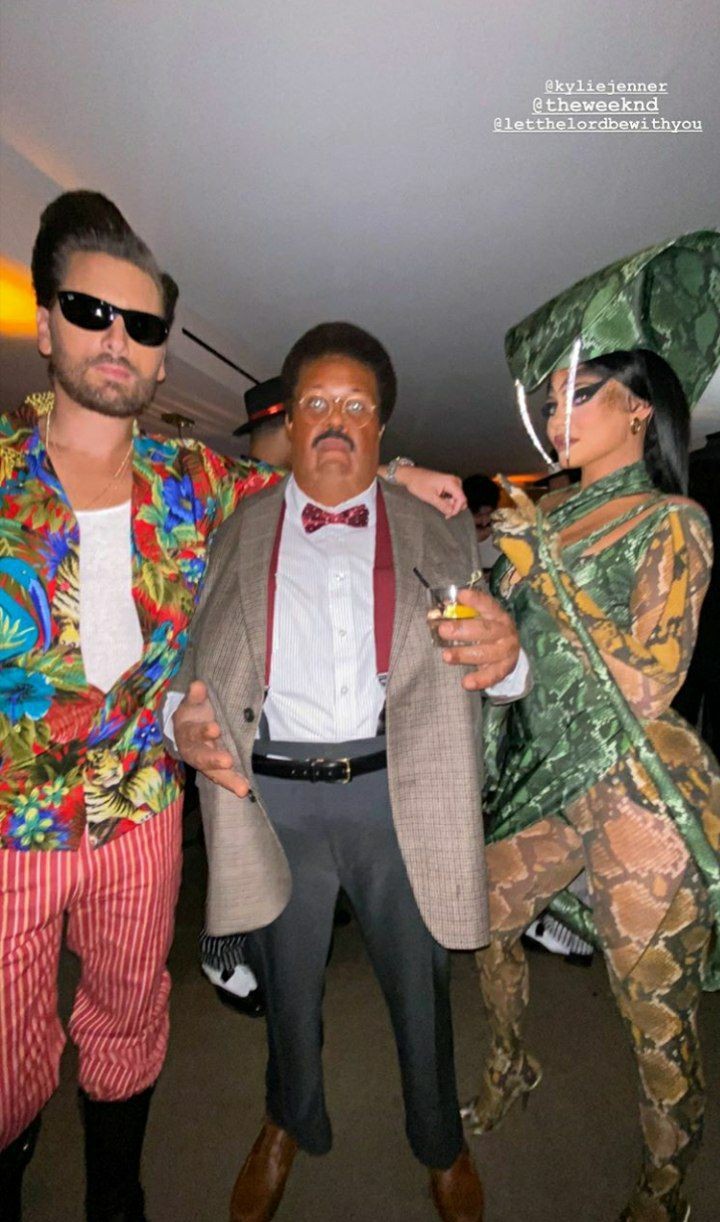 Scott Disick, The Weeknd e Kylie Jenner (Foto: Reprodução / Instagram)