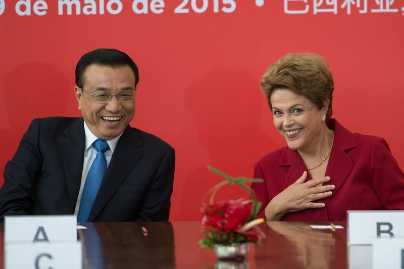 Li Keqiang e Dilma Rousseff (Foto: Agência Brasil)