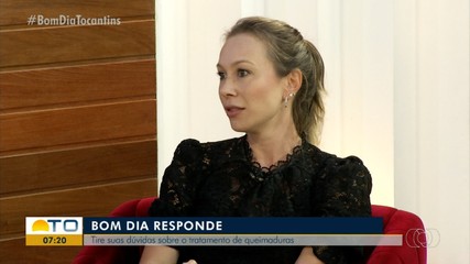 Tire suas dúvidas sobre tratamento de queimaduras no Bom Dia Responde