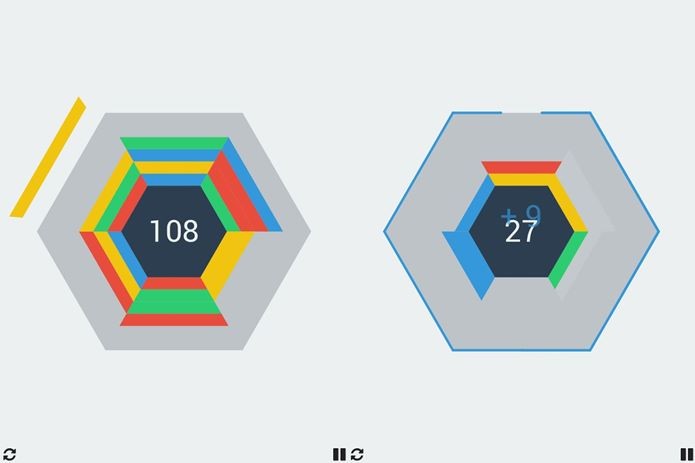 A melhor deficinção para Hextris é um Tetris com seis lados (Foto: Divulgação)