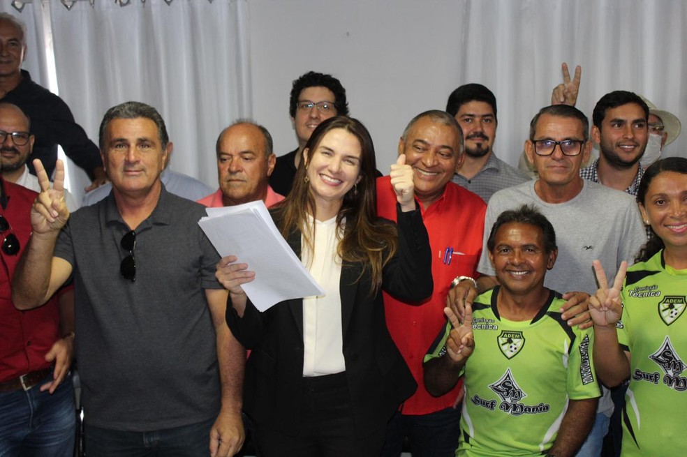 Michelle Ramalho lança chapa com apoio de 50 clubes e ligas na Paraíba — Foto: Divulgação / Chapa Avante Paraíba