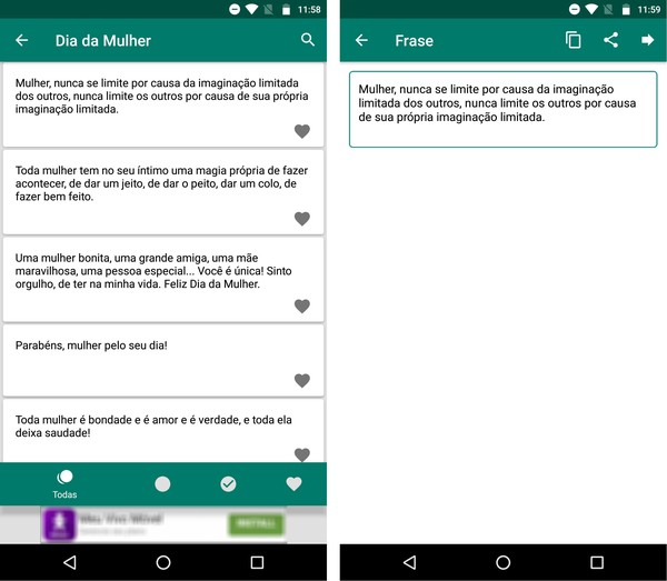 Mensagem Do Dia Da Mulher No Whatsapp Veja Apps Com Frases Prontas Produtividade Techtudo