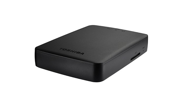 HDD da Toshiba possui rede WiFi própria e se transmite mídia com o Chromecast (Foto: Divulgação/Toshiba)