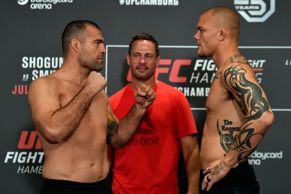 Maurício Shogun x Anthony Smith: lutadores lideram o UFC Hamburgo, na Alemanha (Foto: Jeff Bottari/Zuffa LLC)