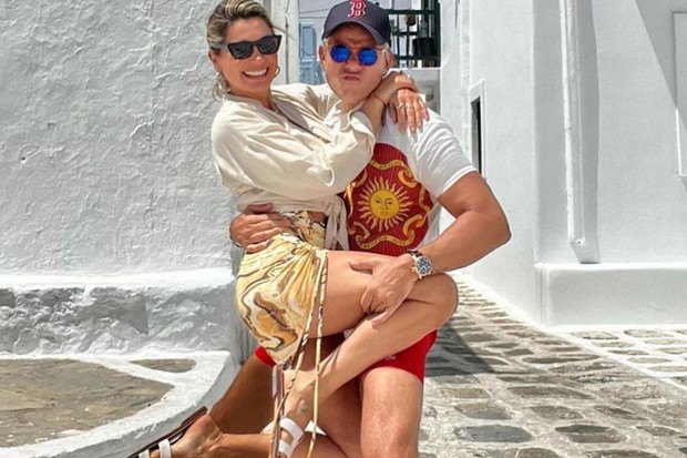 Flávia Alessandra e o marido Otaviano Costa (Foto: Reprodução / Instagram)