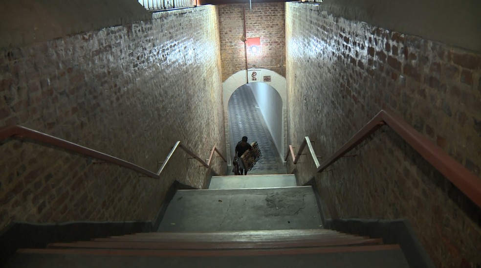 Imagem registrada em 2019 em túnel da Vila Industrial — Foto: Reprodução/EPTV