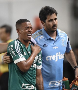 Santos x Palmeiras Gabriel Jesus (Foto: Guilherme Kastner/Brazil Photo Press/Estadão Conteúdo)
