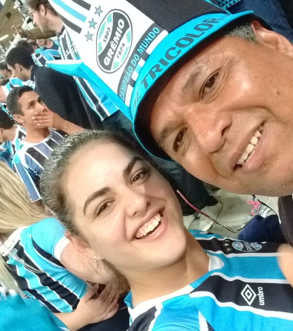 Torcedor fanático do Grêmio, Ivan Soares morreu por Covid aos 54 anos — Foto: Arquivo Pessoal