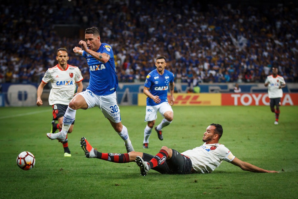 Derrota em casa selou o destino do Flamengo na Libertadores (Foto: Vinnicius Silva / Cruzeiro)