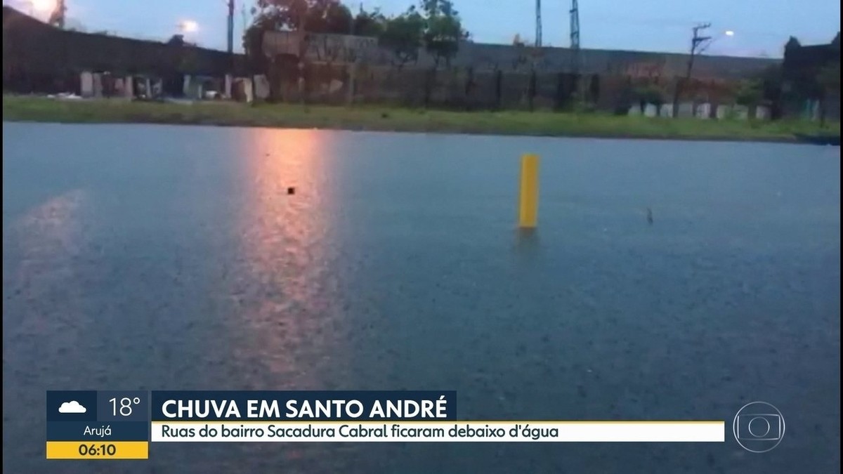 Chuva provoca alagamentos na Grande SP e rua 'vira' rio em Santo André | São  Paulo | G1
