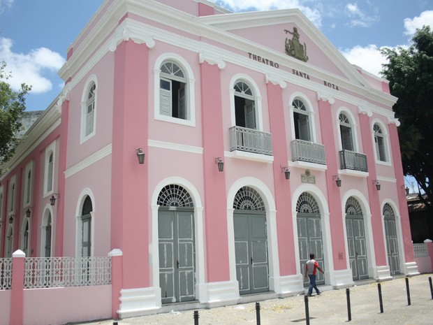 Teatro Santa Roza, em João Pessoa, completa 126 anos de existência e está entre os mais antigos do Brasil  (Foto: Francisco França/Jornal da Paraíba)