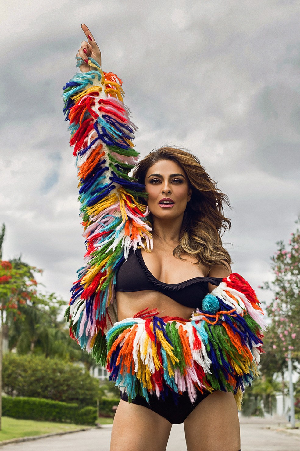 Juliana disse 'sim' para brilhar como Rainha de Bateria este ano, e agora o Brasil está ansioso por uma lacração na Sapucaí (Foto: Sergio Baia / Divulgação)