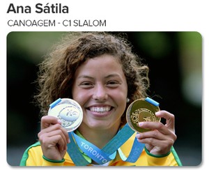Peso do Ouro - Ana Sátila - Canoagem - C1 Slalom (Foto: GloboEsporte.com)