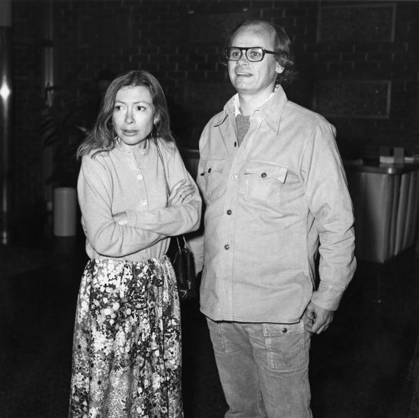Joan Didion e John Gregory Dunne (Foto: Getty Images)