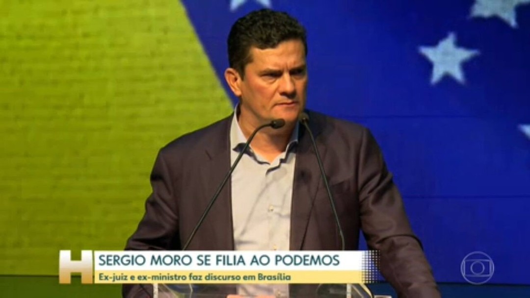 Em ato em Brasília, ex-juiz Sergio Moro se filia ao Podemos | Política | G1