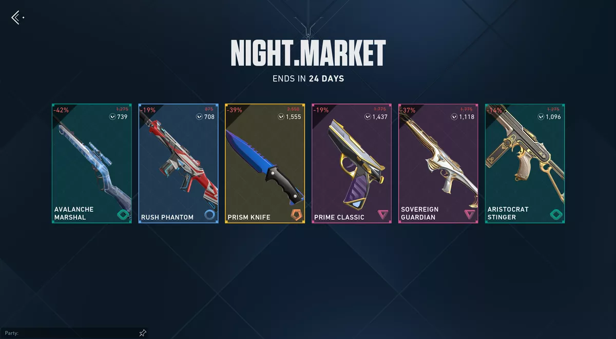 Mercado Noturno de VALORANT pode voltar em setembro nightmarket.png