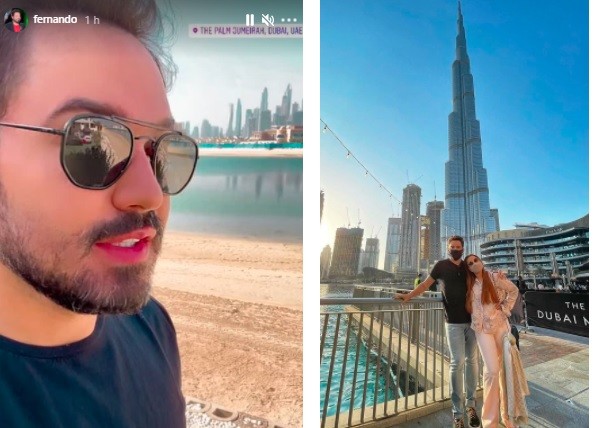 Fernando e Maiara passam férias em Dubai (Foto: Reprodução/Instagram)