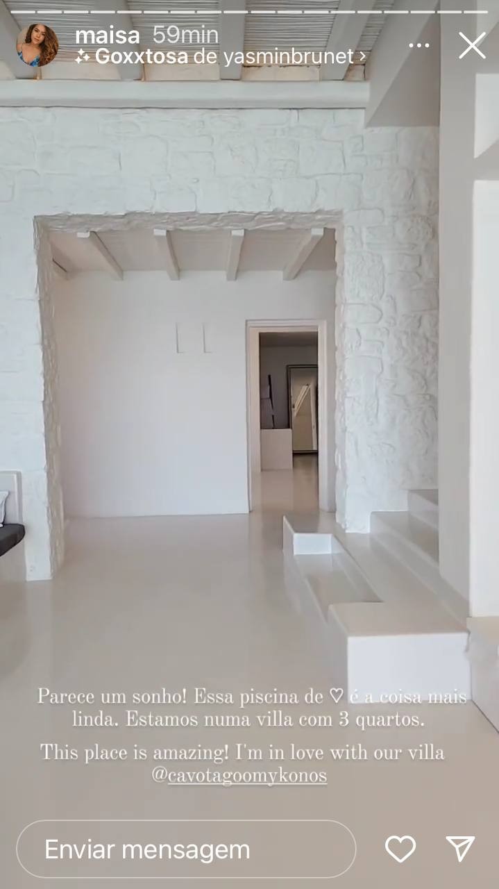 Maisa se hospeda em hotel de luxo na Grécia (Foto: Reprodução / Instagram)