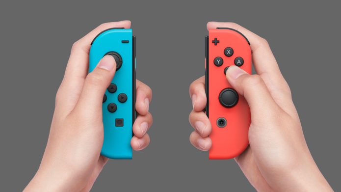 O Joy-Con ainda vem em versões coloridas (Foto: Divulgação/Nintendo)