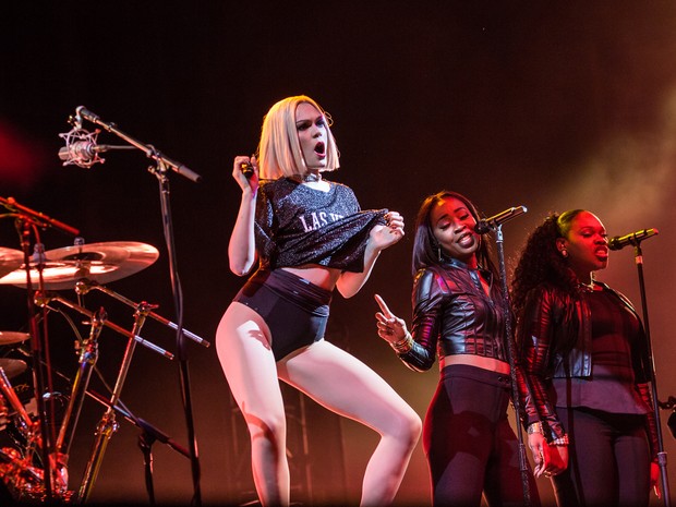 ROCK IN RIO USA: A cantora britânica Jessie J se apresenta no festival (Foto: Divulgação)