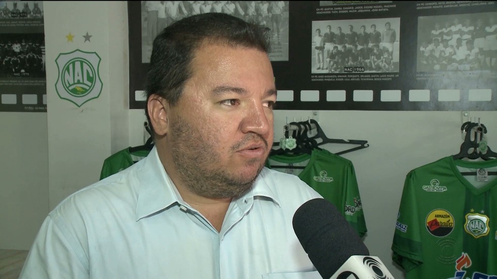 Alisson Nunes afirmou que é contra o enxugamento do Paraibano, mas não descartou ser convencido do contrário nas reuniões da FPF (Foto: Reprodução / TV Paraíba)