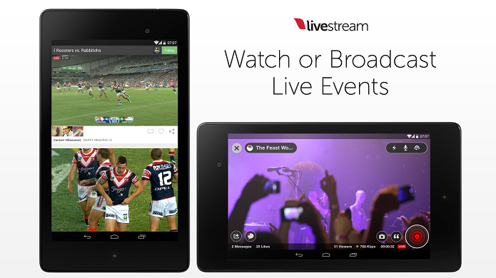 LiveStream é um dos mais famosos apps de streaming (Foto: Divulgação)
