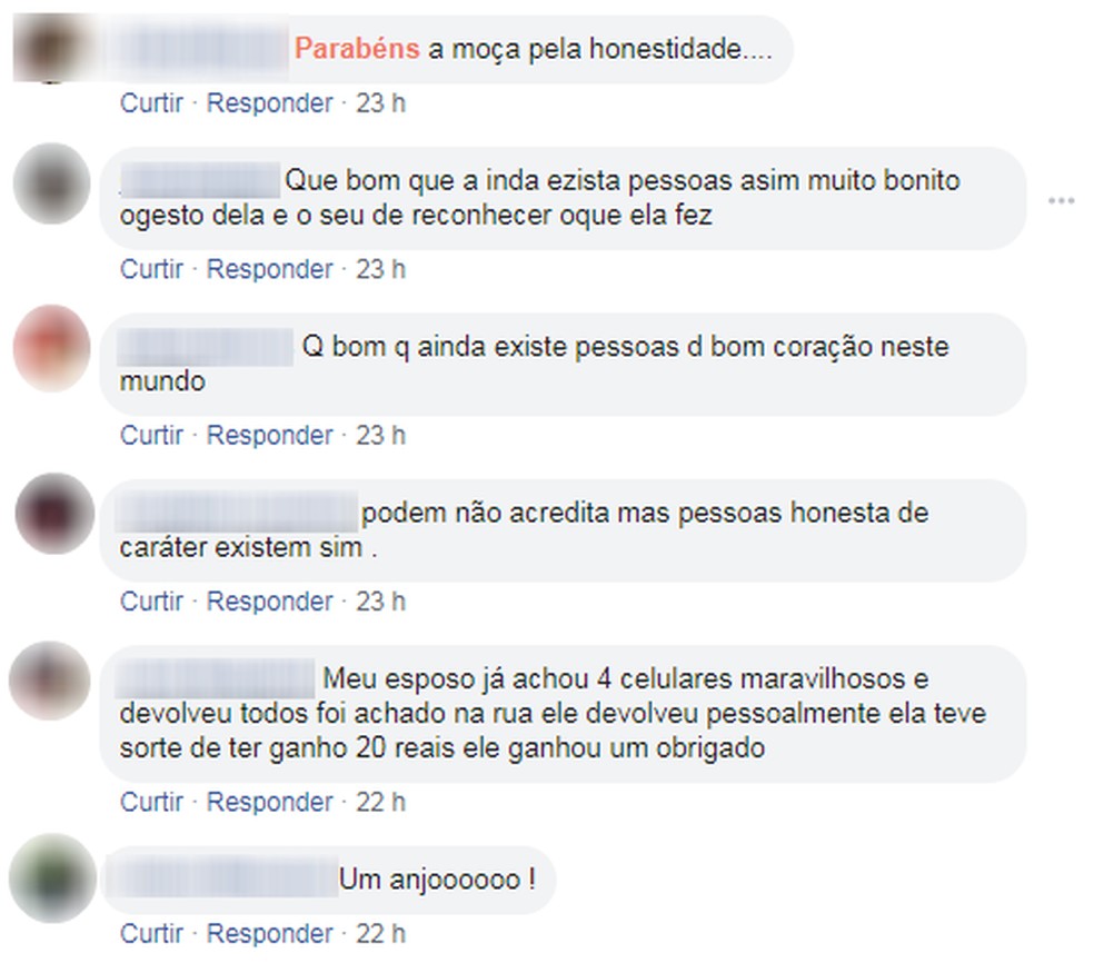 Alguns comentários da publicação feita por Marcelo Viegas em Macapá — Foto: Facebook/Reprodução