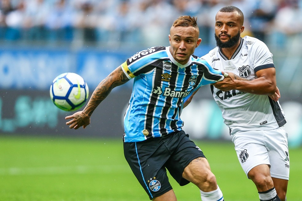 Grêmio pedirá liberação de Everton — Foto: Lucas Uebel/Grêmio FBPA