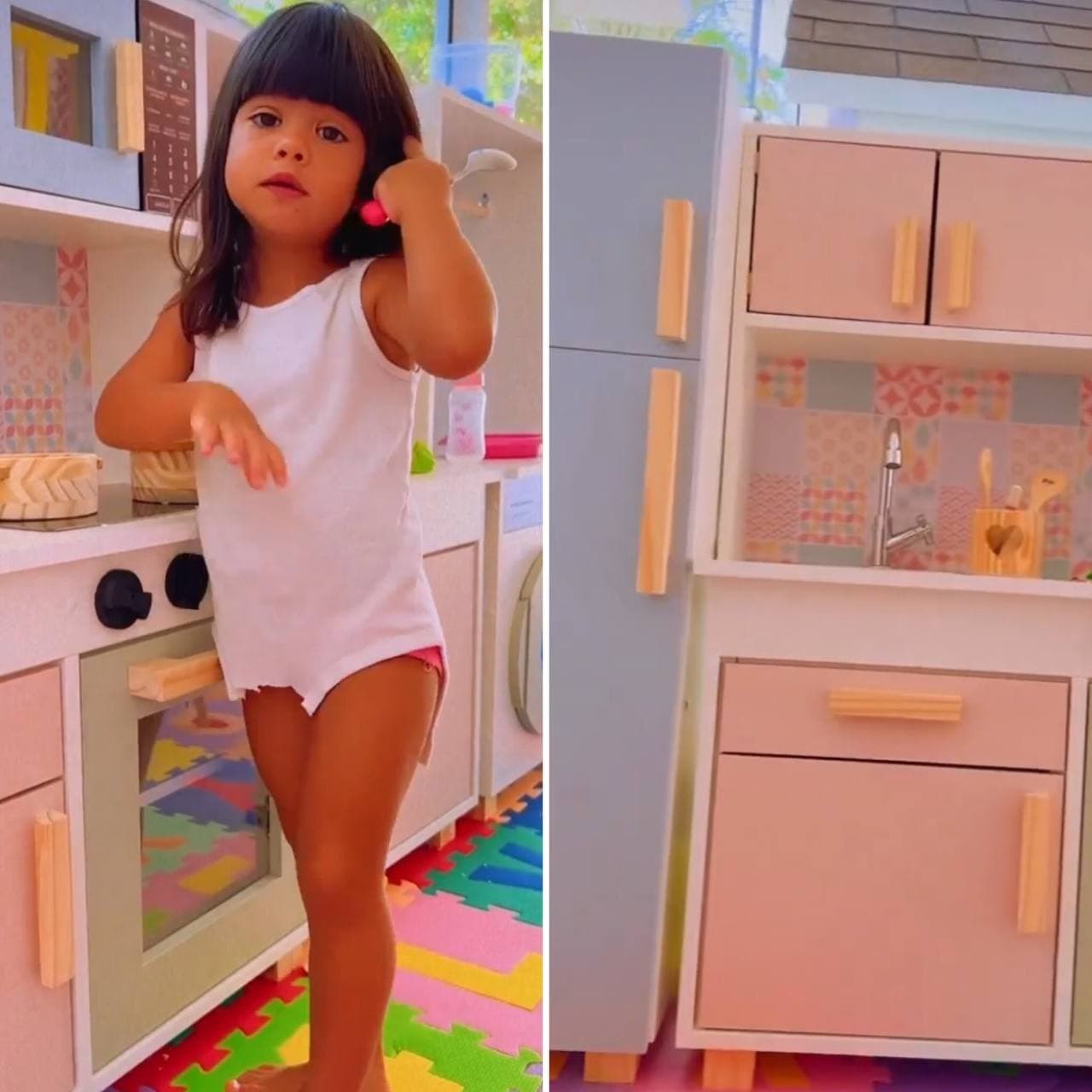 Maíra Cardi impressiona ao mostrar cozinha de brinquedo da filha, Sophia (Foto: Reprodução / Instagram)