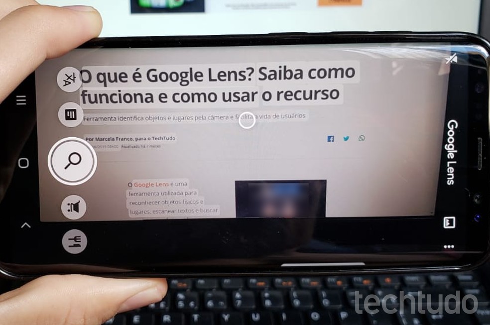 Novos recursos do Google Lens podem otimizar o trabalho dentro de casa durante a quarentena — Foto: Emanuel Reis/TechTudo