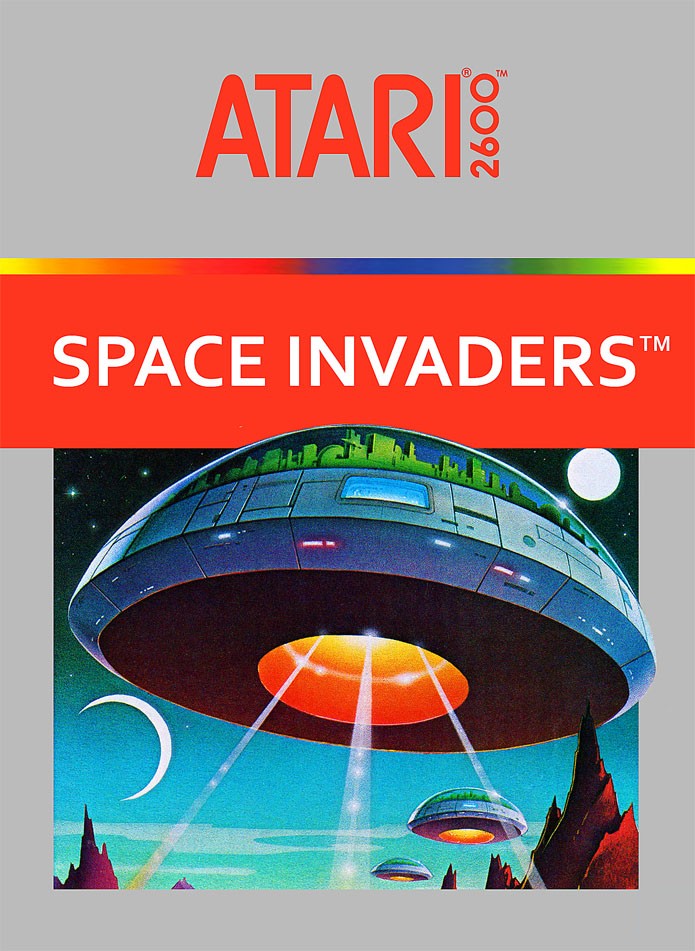 Capa de Space Invaders para o Atari 2600 (Foto: Divulgação/Midway)