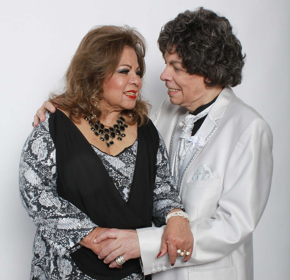 Ângela Maria e Cauby Peixoto — Foto: Divulgação/Assessoria