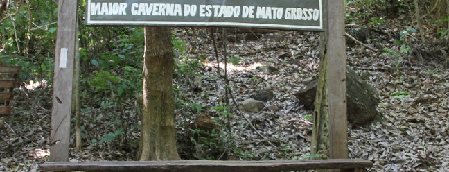 Caverna do Jabuti, em Curvelândia (MT) — Foto: Espeleoturismo Curvelândia