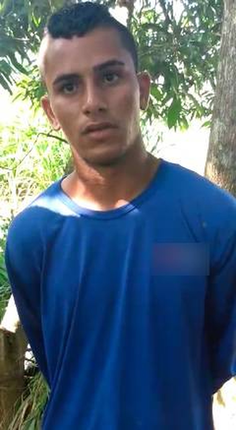  Dhemison Rodrigues de Oliveira, de 21 anos, confessou o crime — Foto: Reprodução/PM-MT