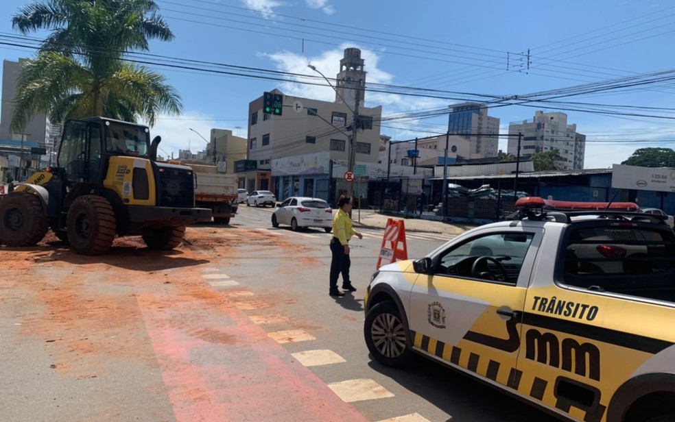 Mudanças no trânsito do Jardim América, em Goiânia, Goiás — Foto: Divulgação/SMM