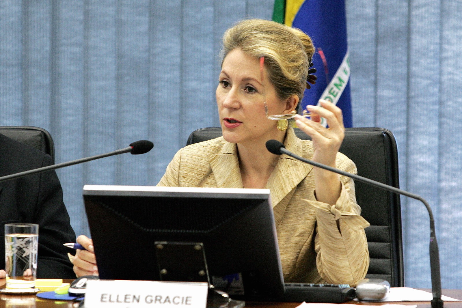 Ellen Gracie, primeira mulher a presidir a Suprema Corte, no no biênio 2006-2008Agência O Globo