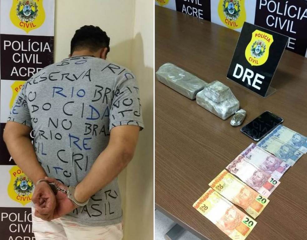 Jovem foi expulso da Polícia Militar em 2011 e estava transportando droga (Foto: Aline Nascimento/G1)
