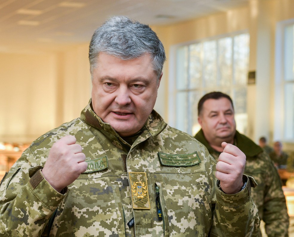 O presidente ucraniano, Petro Poroshenko, em imagem de arquivo — Foto: Mykola Lazarenko / Serviço de Imprensa Presidencial Ucraniano / Comunicado via REUTERS