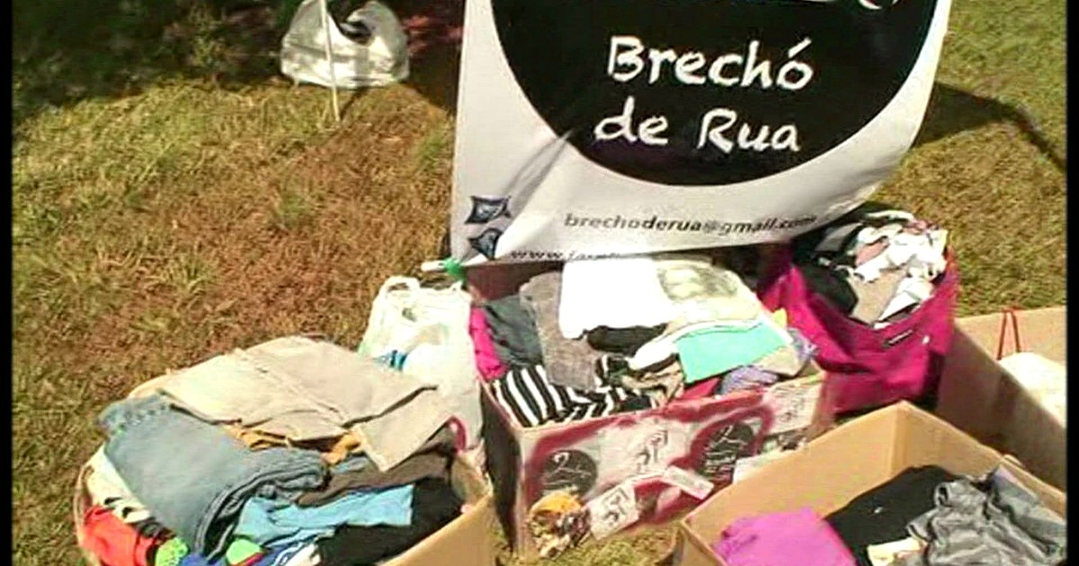 G1 - Parceiros do DF mostram 1º brechó para moradores de rua em ...