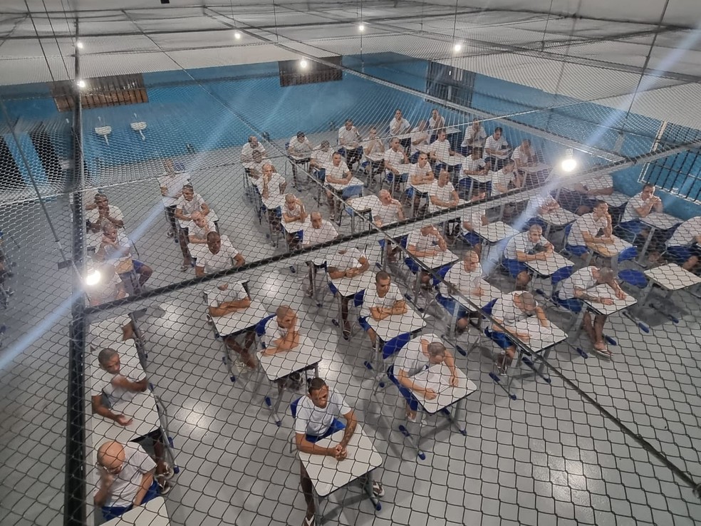 Apenados estudaram durante todo o ano nas unidades prisionais do estado — Foto: Divulgação/Seap