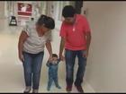 Pela 1ª vez, bebê brasileiro internado nos EUA deixa hospital e vai para casa